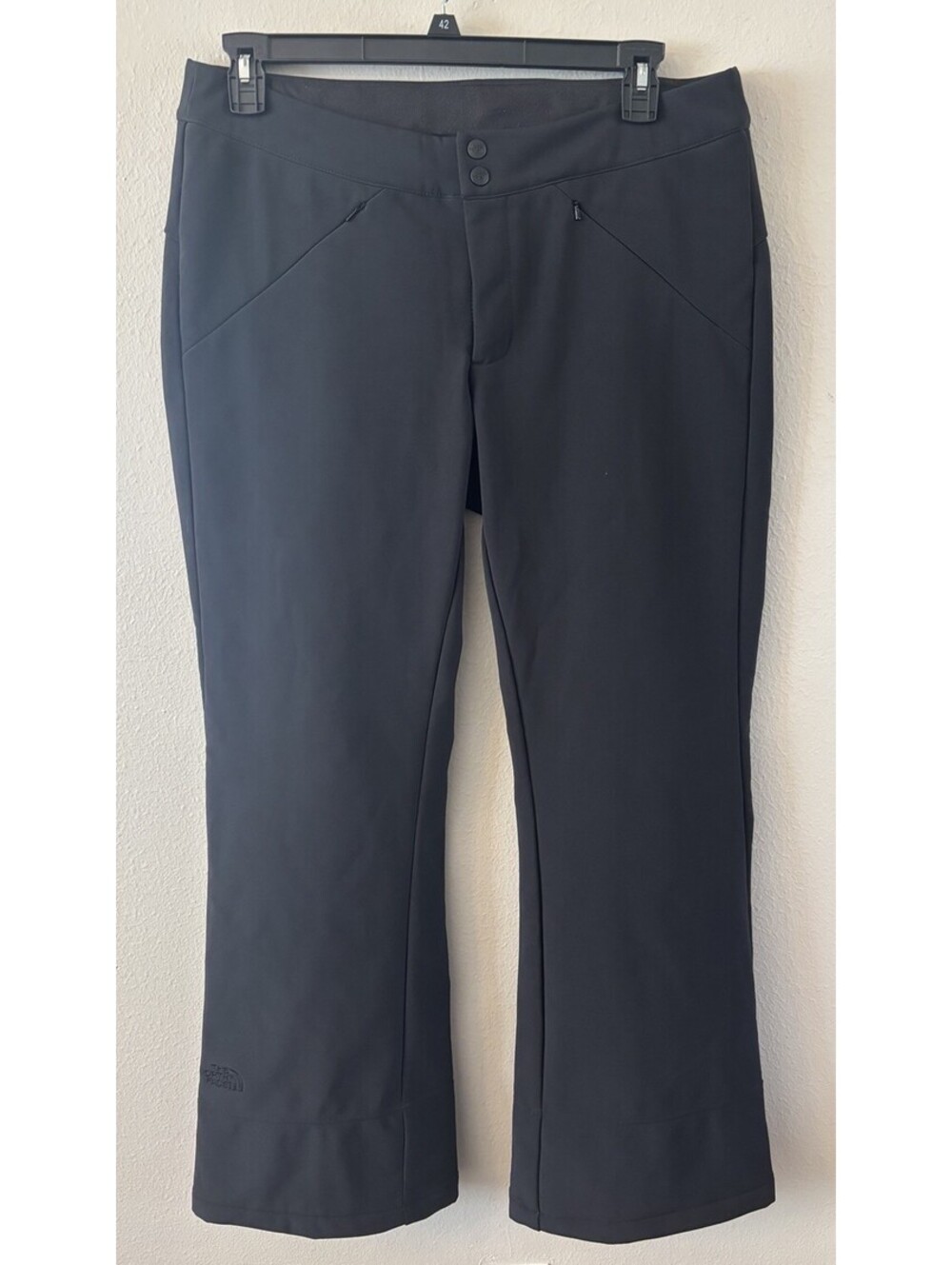 The North Face Women's Apex STH Ski Snow Pants Size Large Black Soft Shell EUC
